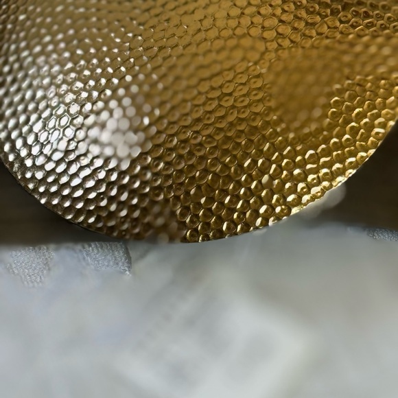 Kandell & Marcus 1980’s Gold Elasticized Vintage Belt. 4” Gold Buckle. Size M/L - Picture 2 of 7